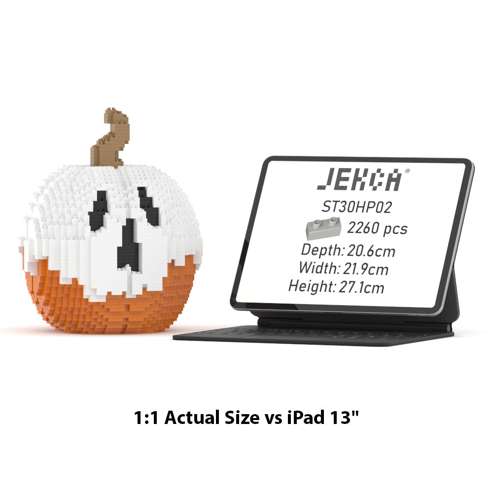 Halloween Pumpkin 02S | Plastic Building Blocks for Kidults